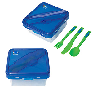 KP9121
	-ALBERTAN LUNCH CONTAINER WITH CUTLERY
	-Royal Blue